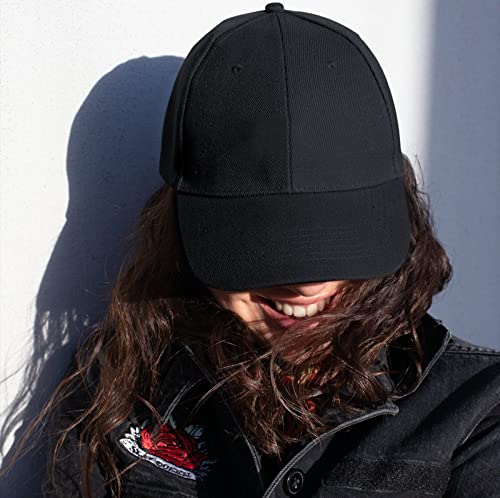 Image of Tergy 20 Pieces Blank Baseball Caps Adjustable Back Strap Golf Dad Hat for Men and Women
