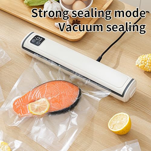 Vacuum Sealer Machine – Compact Size, Quick Sealing Cycle (10‑20s), Dry & Moist Food Modes, Includes Cutter and 10 Sealer Bags - image 5