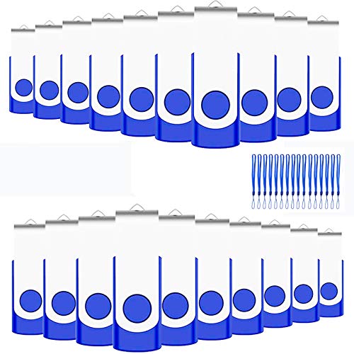 50-Pack of 2GB USB Flash Drive Bulk EASTBULL FAT32 Thumb Drives Pack (Blue) by EASTBULL - Used condition - US$57.90