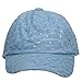 Glitzy Game Crystal Sequin Trim Women's Adjustable Glitter Baseball Cap Hat PALE BLUE C