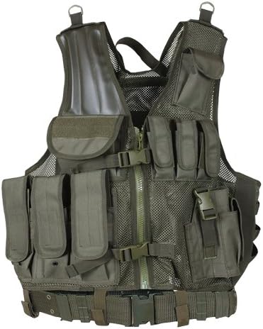 212 Main Big & Tall Mach 1 Tactical Vest 2XL/3XL (Adjustable), XX-Large