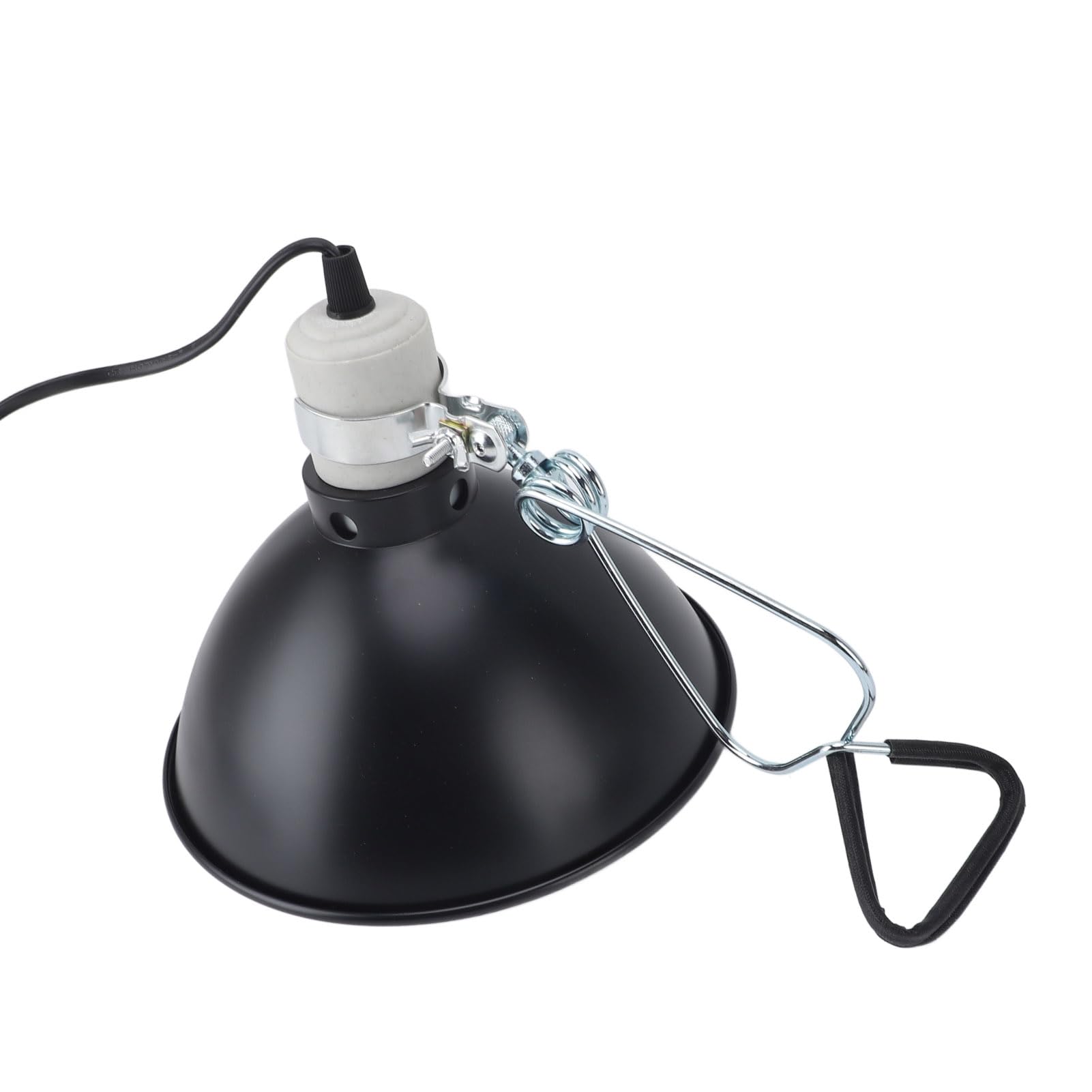 DAUZ Paralume per Rettili, Potenza 300 W UVA UVB Simulazione del Riscaldamento Efficiente del Sole Installazione Semplice Lampada a Cupola per Lucertole Tartarughe Serpenti (Spina