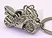 boost-key.com Mini Motorrad Chrom Metall Schlüsselanhänger von VmG-Store