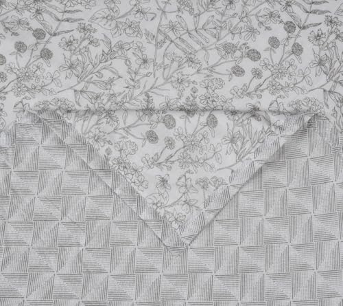 Image of Florida Cotton Double Bed All Season Reversible AC Dohar (Grey, 220x240 CM)
