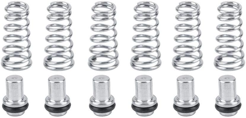 Fdit 6Pcs Universal Poppet Valve Spring Beer Replacement Stainless Steel Beer Parts Fits Ball & Pin Lock Keg Post