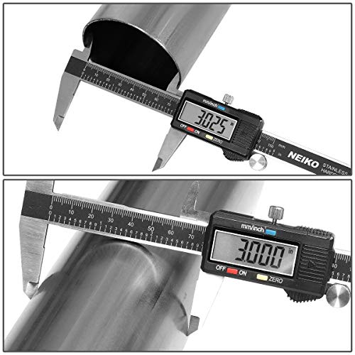 Image of DNA MOTORING ZTL-30RAW 16 Pcs 3 Inches Mild Steel DIY Custom Mandrel Exhaust Pipe Straight & U Bend Tube Kit,Universal Fit