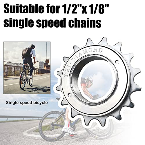 Weerock Bike Single Speed Freewheel 16T,One Speed Bicycle Freewheel #TOP2