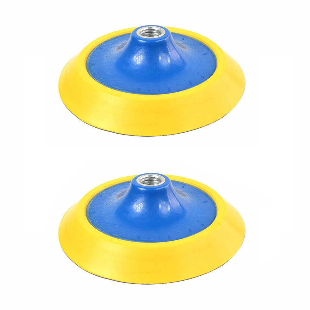 GULUANT 2 Pack Replacement 6 Inch- 5/8 Inch-11 UNC PSA Adhesive Polishing Pad for Superior Pads and Abrasives RSP60