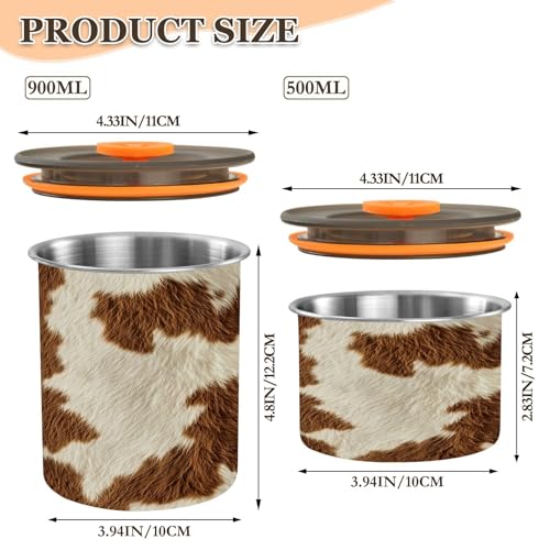 Envase Almacenamiento Café Acero Inoxidable 17oz miniatura 3