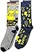 Pokemon Boys' Big 2pk Crew Socks, Assorted Dark, 10-13