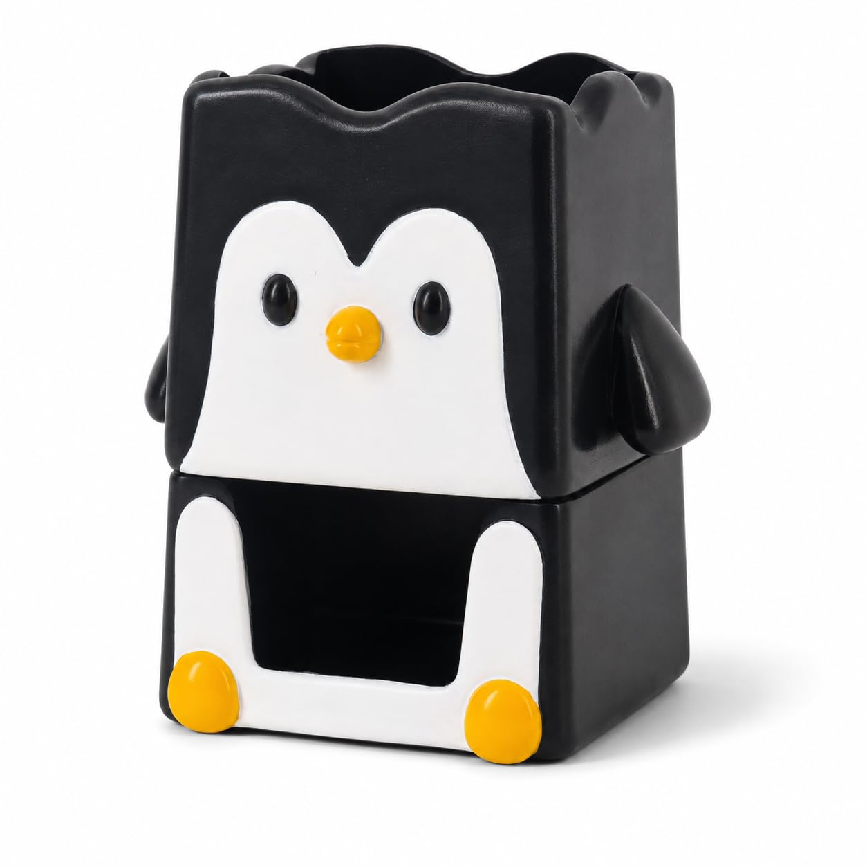 Cute Desk Organizers Set of 2 Penguin Decor for Office,Desk,Home Decor Desk Esse...