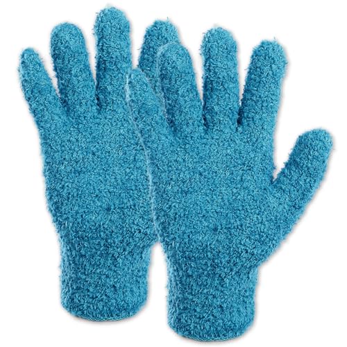 FdcLixuvol 2 Pcs Microfiber Gloves, Dusting Gloves...