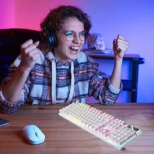 Teclado Gamer Lovskoo Full size USB RGB miniatura 5