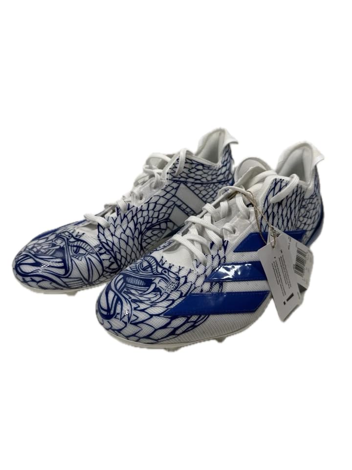 adidas Men's Adizero Electric.2 Football Cleats 'Royal Blue White' (IH8569) - Size 11.53