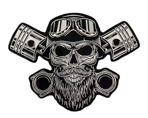 💀 1x Patch ricamata Termoadesiva 