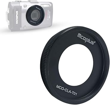 Aluminum Alloy Conversion Lens Ring Adapter as CLA-T01 for Olympus Cameras TG-6,TG-5,TG-4,TG-3,TG-2,TG-1,40.5mm Ring Mount for Filter or Wide Angle Lens