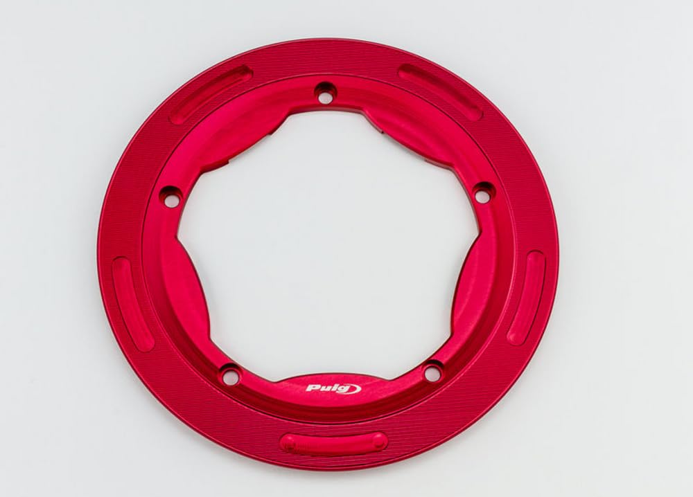 Levier de frein Puig T-MAX AK550 aluminium CNC rouge réglable