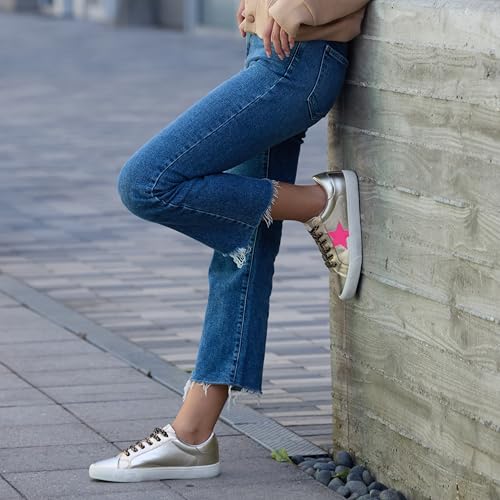 Image of VINTAGE HAVANA Grande Women's Fashion Sneakers | Star Tennis Shoes Womens | Low Top Slip On | Walking Comfortable Casual