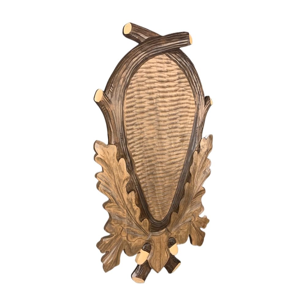 Hi Life Living Nature Scudo di Legno per Trofeo Cervo. Pannello. Corna. Caccia. 58x32cm 231202