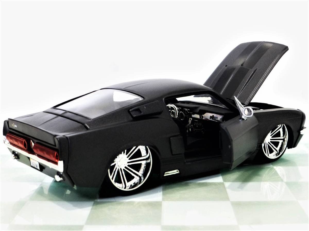 Amazon.co.jp: JADA TOYS 1/24 1967 SHELBY GT500 MATTE BLACK GT-500