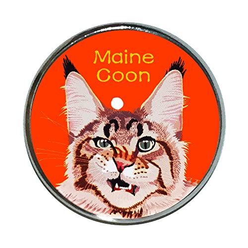 猫 ピンバッジ メインクーン OR ピンバッチ 猫 ブローチ 猫ピン