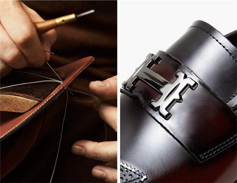 CHUUMEE Men's Comfortable Slip-on Loafers Lightweight Walking Shoes Business Work Office Dress3