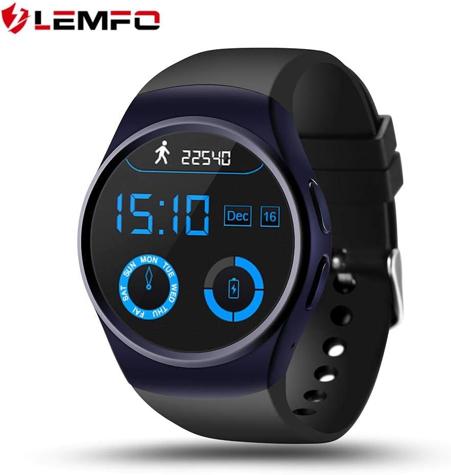 LEMFOLF18 New Bluetooth smartwatch MTK2502C Support SIM TF Card Pedometer Heart Rate Monitor (New Bluetooth smartwatch MTK2502C Support SIM TF Card Pedometer Heart Rate Monitor)