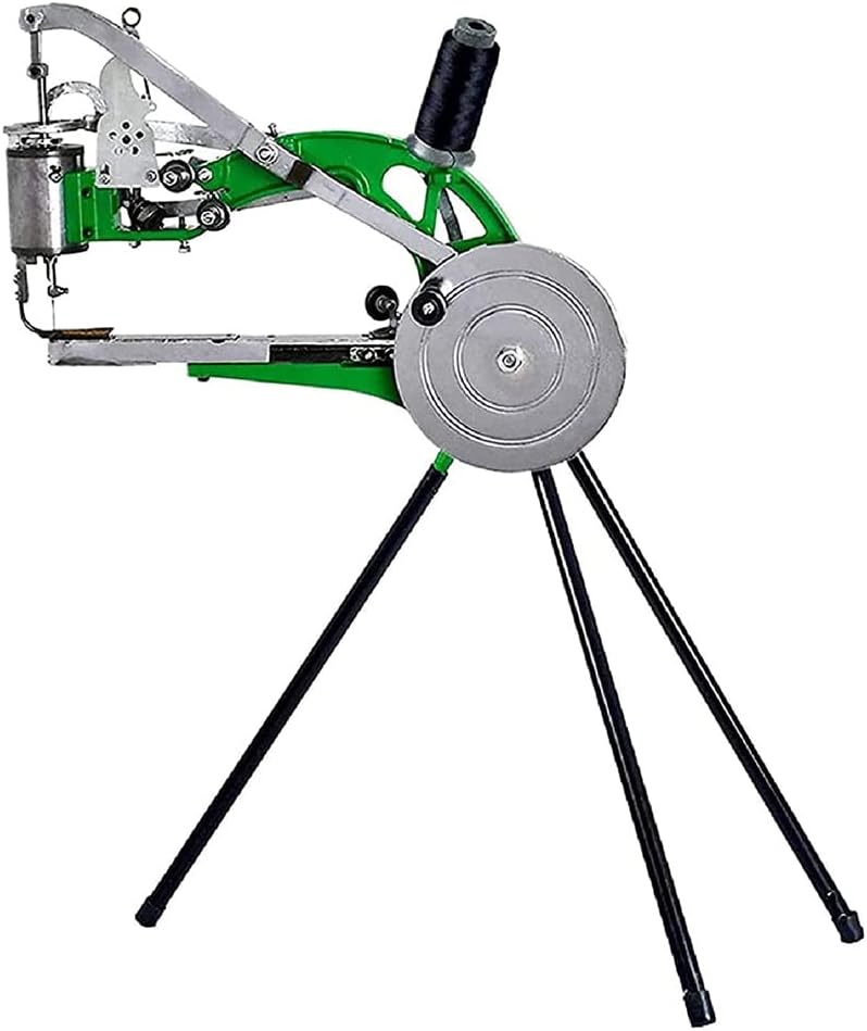 Leather Sewing Machine, Heavy Duty Metal Manual Hand Cobbler Shoe Stitching Repair Mending Machine with Tripod for Bags Tents Clothes Quilts, Coats, Trousers