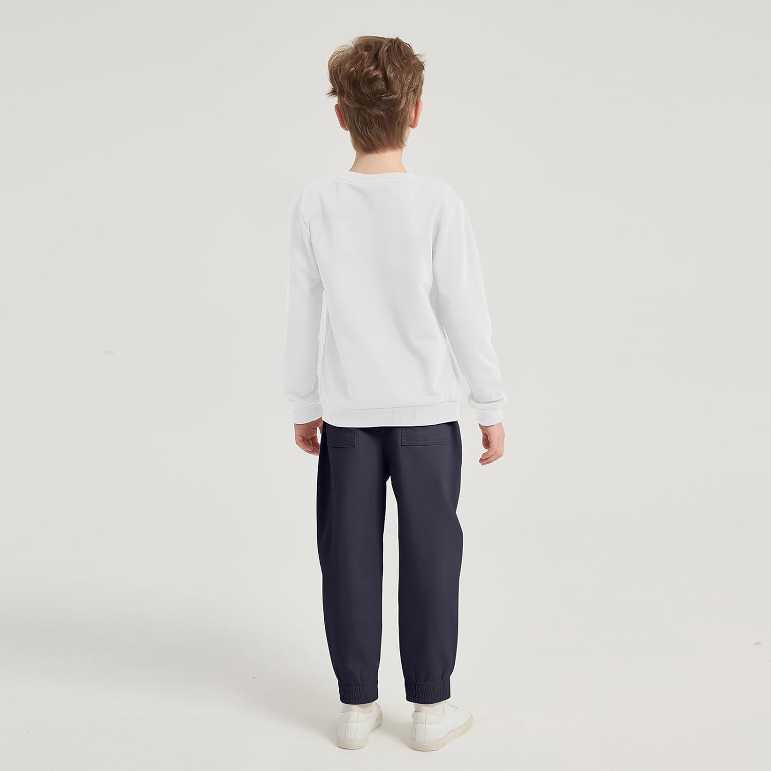 Boys Stretch School Uniform Pants Kids Toddler Jogging Pant with Drawstring and Pockets (2-12Y) - Image 6