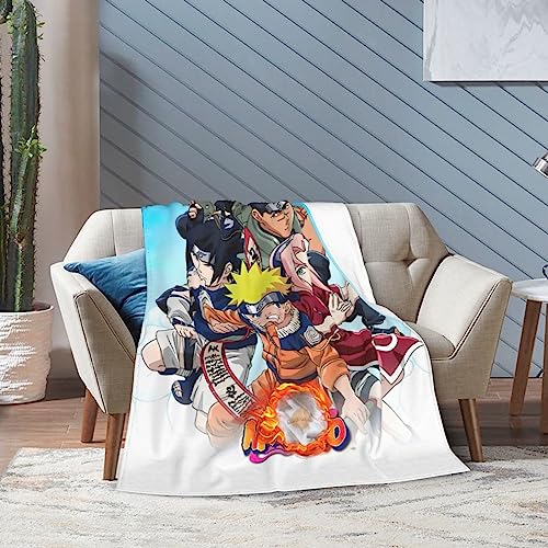 Anime Blanket 60 X 80 Inches, Anime 3D Print Themed Throw Blanket Bed Cover, Warm Cozy Anime Blanket Bedspread For Teen Boys Couch Dorm #TOP7