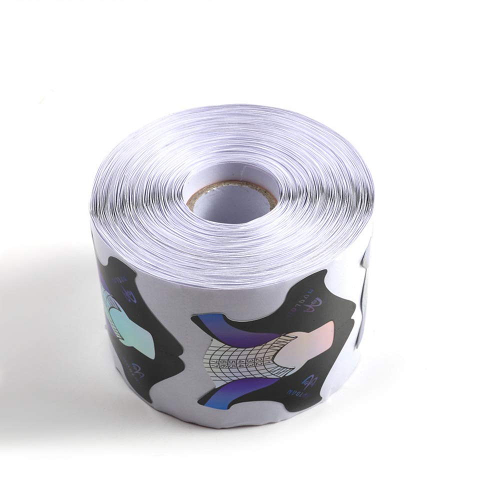 300 pcs Chablon Papier pour Nails Art, Autocollants Modèles Construction Faux Ongles Gel UV, Auto-Adhésif Ongles Forme pour Ongle Gel ou Resin