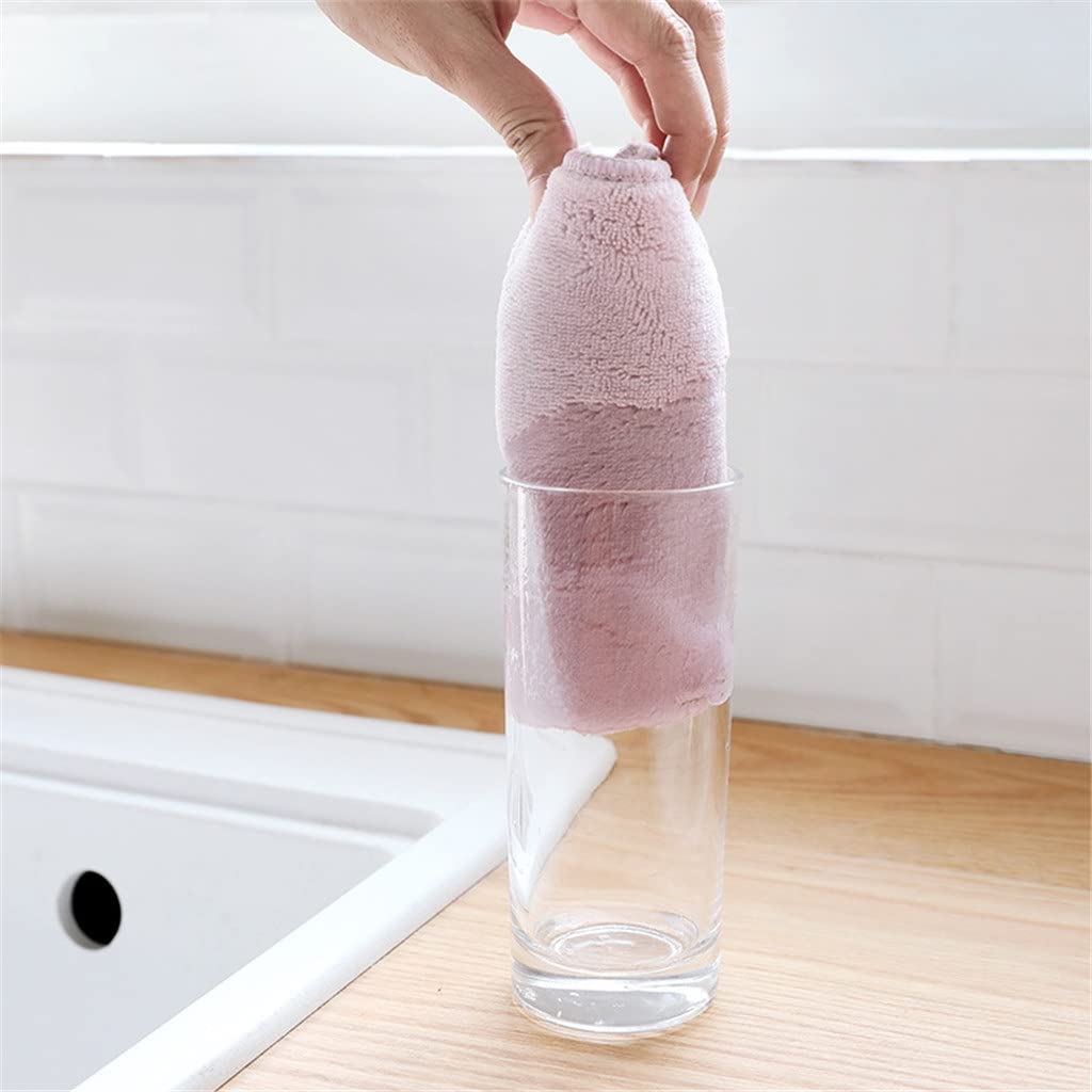Paño de Cocina de Microfibra Absorbente de Doble Cara, paño de Limpieza Grueso para el hogar, Toalla de Limpieza (5 uds., 30x40cm), 3 uds.