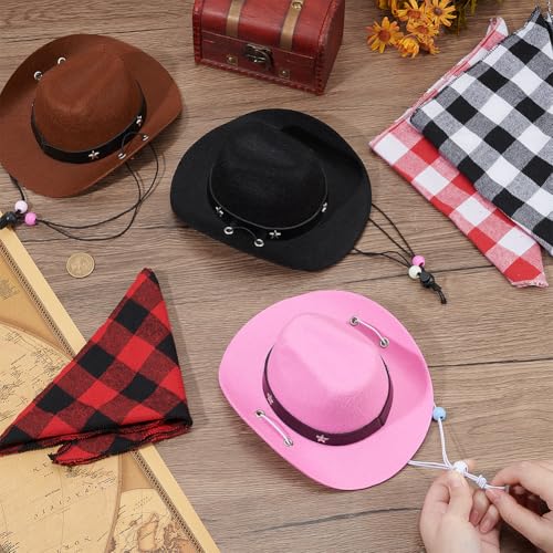 Set 3 Accesorios Disfraz Vaquero para Mascotas miniatura 3