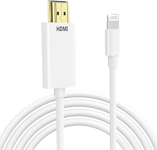 KikoSaka Lightning to HDMI Cable for iPhone TV Adapter Apple MFi Certified
