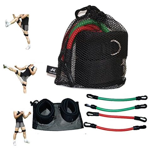 Wellsem Leg Resistance Bands Speed Agility and Strength Power Jump Trainer for Athletic Performance and Fitness Training Cover