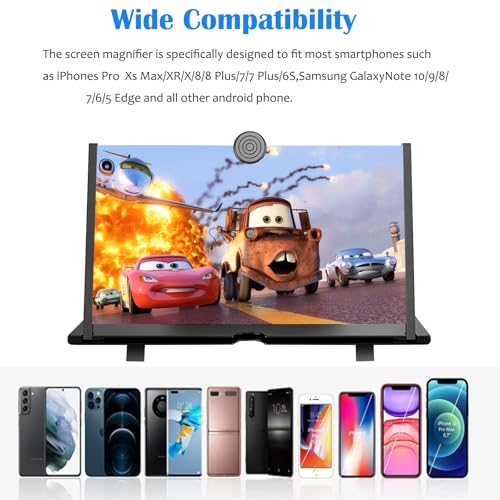 Loupe d'écran 18 pouces pour smartphone support pliant HD - 4