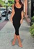 Women's Sexy Bodycon Tank Dresses Sleeveless Ribbe... #1