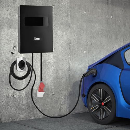 Tera EV Ladegerät Schutzbox mit Digitalverschluss 56 x 77 x 27 cm D x W x H Schwerlast Wasserdicht Staubdicht Außengehäuse für Tesla Wall Charger Wandhalterung Kabelorganizer