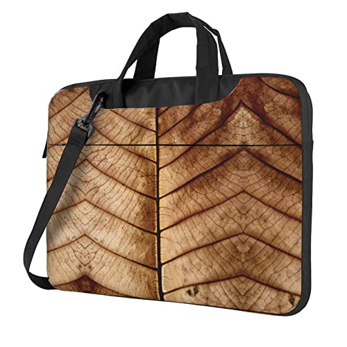 Bolsa para portátil con hojas marchitas diseño unisex miniatura 1