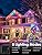 4pk Multi-Colored Solar Christmas Lights Outdoor Waterproof, 400 LED 132 FT Solar Powered LED String Lights Green Wire with 8 Modes, Solar Fairy Lights for Xmas Tree Party Wedding Garden Decorations