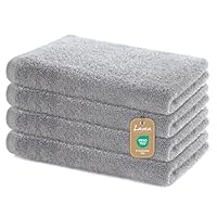 Lavea® Set van 2 Douchelaken 60x120 cm – Zachte en Absorberende Badhanddoeken – 100% Katoen – Oeko-TEX 100 – met Badstofstructuur – Wasbaar op 60°C – voor Badkamer, Fitness en Spa – Zwart