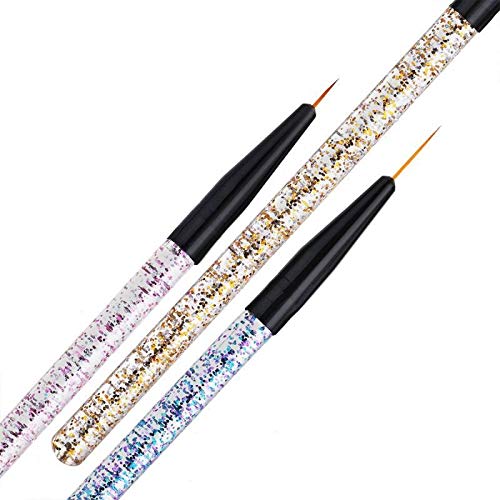 Nail Pens 3pcs herramienta para manicura y arte de uñas miniatura 6