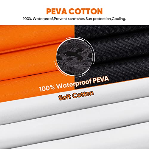 Neverland Suv Full Car Cover Waterproof All Weather Outdoor Storage, Universal Car Covers With Cotton Lining Black For Automobiles With Straps For Windproof Dustproof (Up To 201") #TOP3