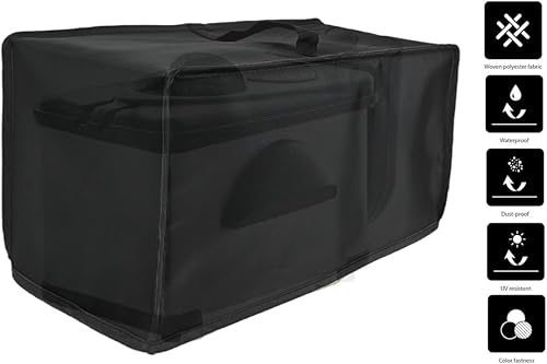 Miniatura 2 de Cubierta para freidora profunda, resistente al agua, compatible con freidora eléctrica OVENTE de 2 litros FDM2201BRFDM2201CO (negro)