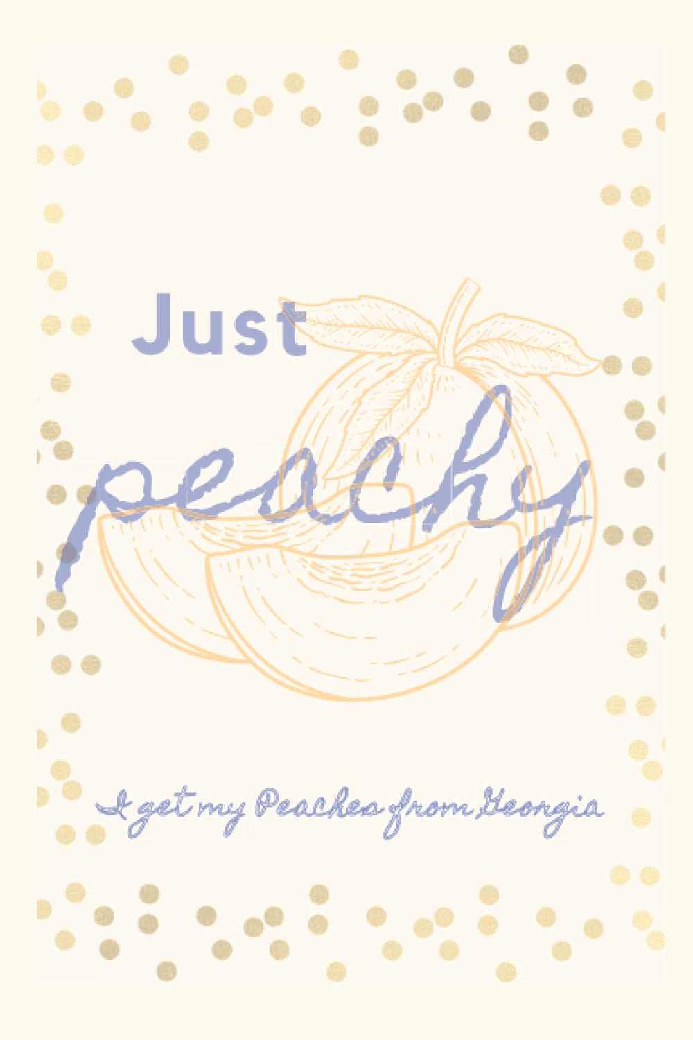 Just Peachy Journal: 200 Pages