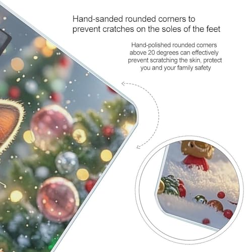 Báscula Digital de Baño con Pantalla LED y Vidrio Templado miniatura 4