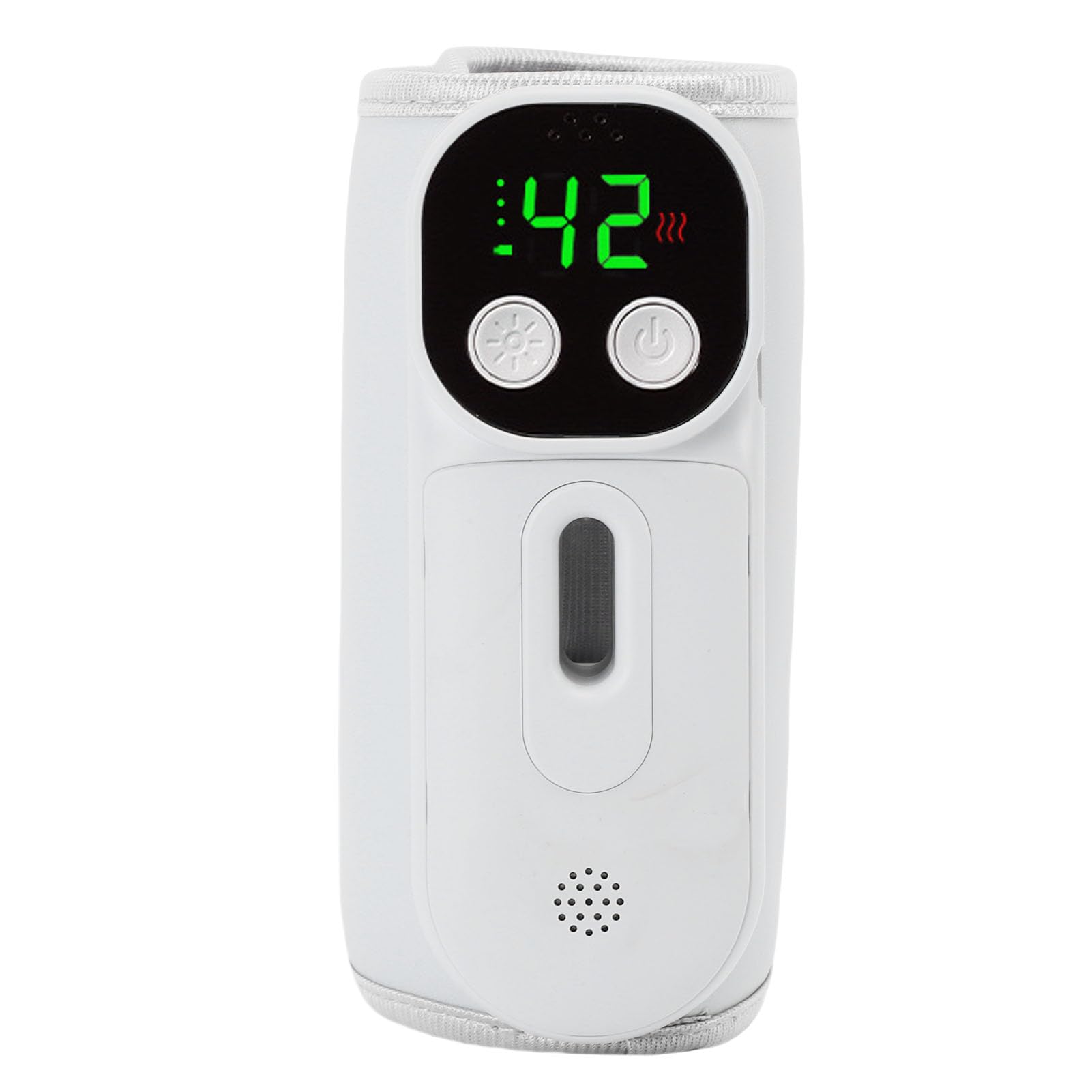 Sorandy Scaldabiberon Portatile, Scaldabiberon per Riscaldamento Rapido in 1 Minuto, con Controllo della Temperatura a 7 Livelli con Luce Notturna, Ideale per Materno, Formule e Alimenti,