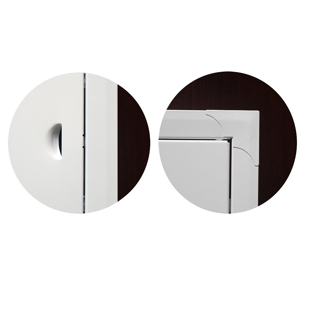 AWENTA Puerta de inspección Chapa de Acero, Color Blanco, 400 x 500