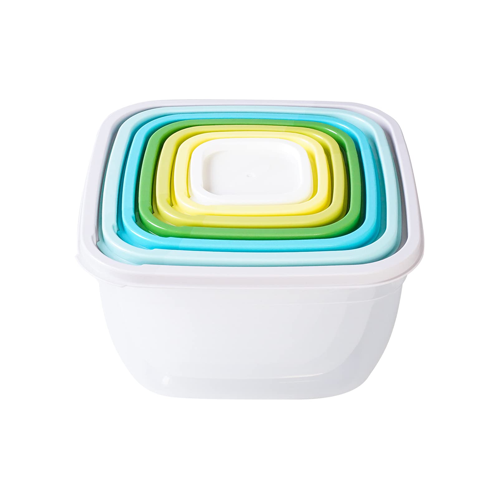 Buy MARRAYLA Nesting Food Storage Plastic Container Set with Lockable