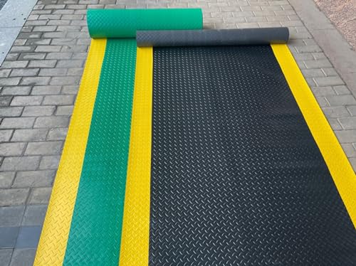 Tapis de sol en caoutchouc robuste 50x50cm pour bureau et garage - 6
